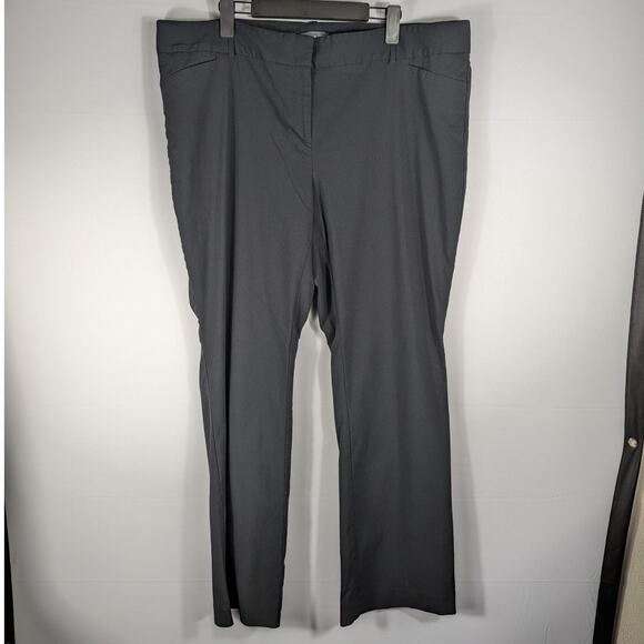 The Limited Pants 20W Black Stretch Career Trousers Women Straight Leg Office - Picture 1 of 5